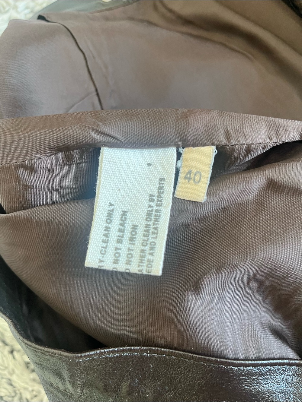 Miu Miu Vintage Genuine Leather Mini Skirt - Size IT 40 (US 4/6) - Picture 6 of 6